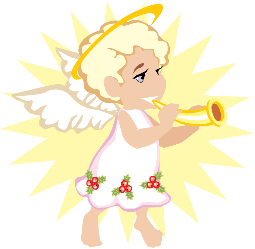 free clip art of christmas angels - photo #39