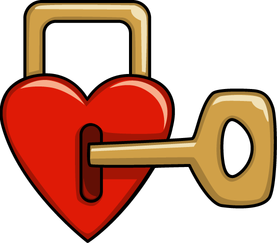free heart key clipart - photo #13