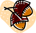 Chestnuts Clipart.
