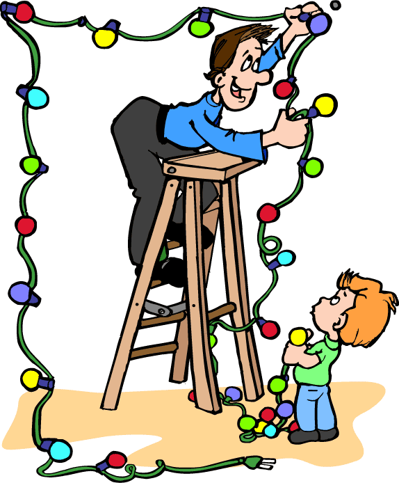 Christmas Lights Clipart.