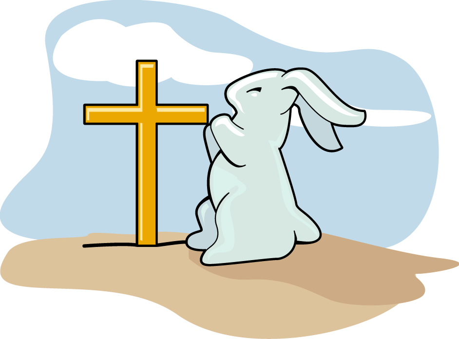 Cross with Bunny Rabbit.