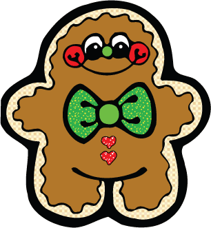 Gingerbread Man Clipart.