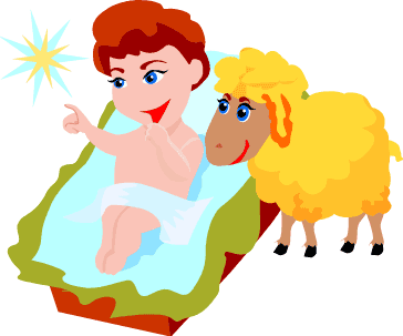 Jesus and Lamb.