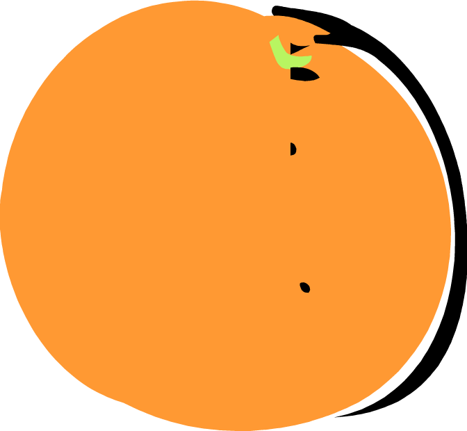 Orange.