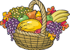 Fruit Gift Basket.