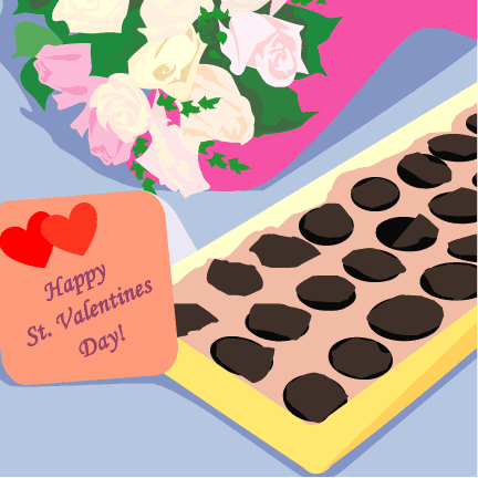 Valentines Chocolate Box.
