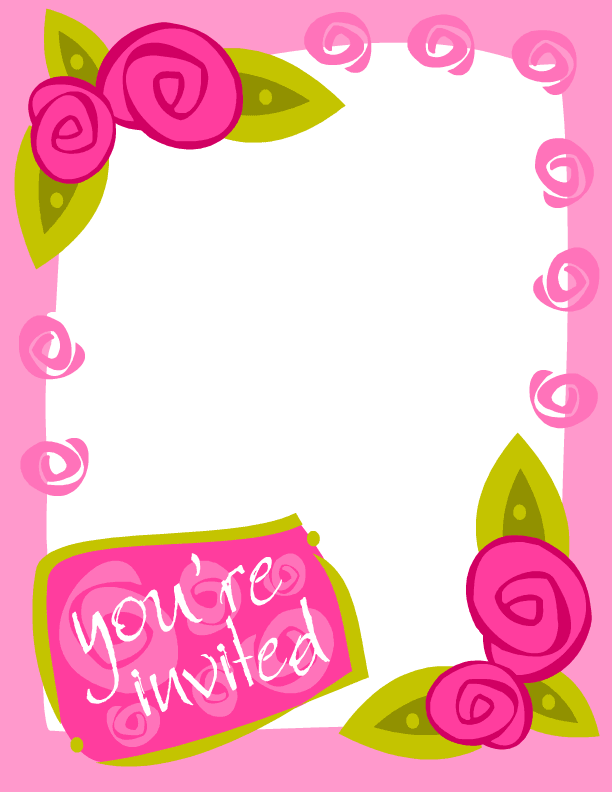 Wedding Invitation Clipart.