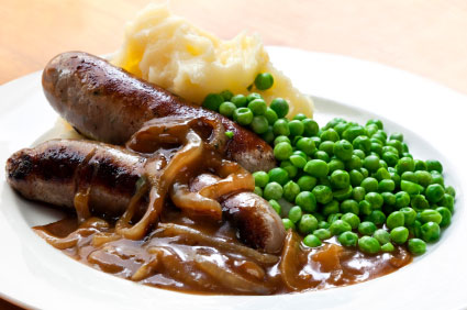 bangers and mash