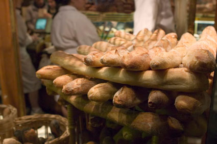 bread from a french bakery.