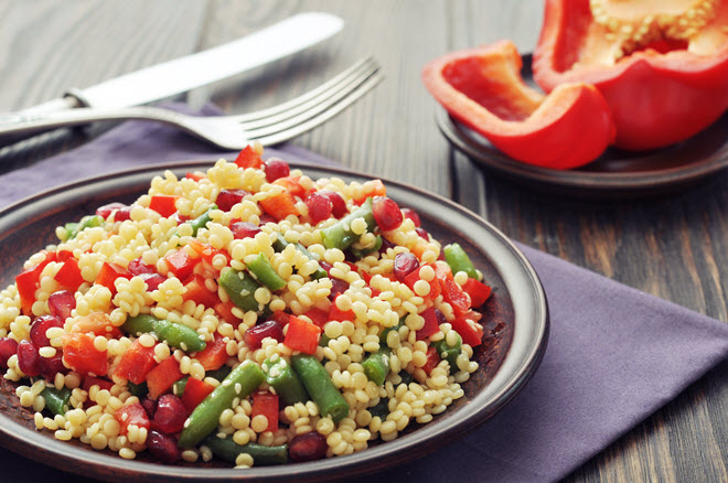 Couscous and Vegetables.