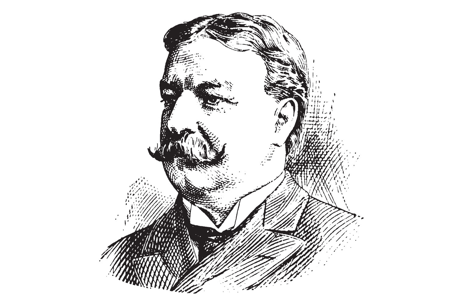 Sketch of President William Howard Taft.