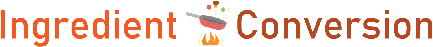 Ingredient Conversion Calculator.