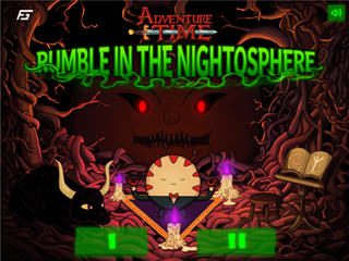 Adventure Time Rumble in the Nightosphere Game.
