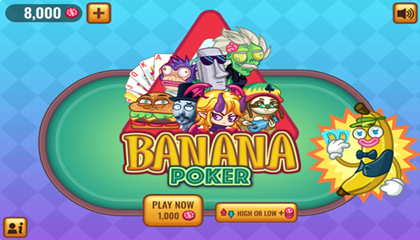 Banana Poker Game.