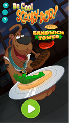Be Cool Scooby Doo Sandwich Tower Game.