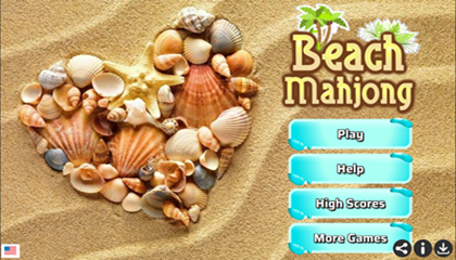 Beach Mahjong Game.