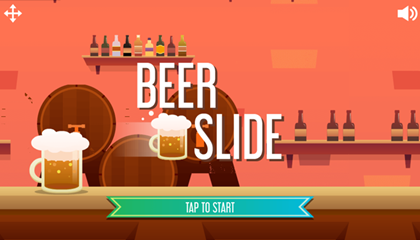 Beer Slide Game.