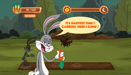 Bugs Bunny Carrot Crisis game.