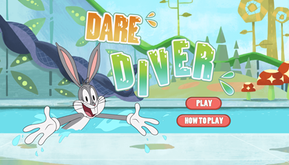 Bugs Bunny Dare Diver遊戲。