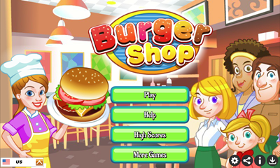 Burger Shop Game.