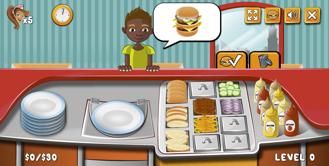 BURGER RESTAURANT jogo online gratuito em