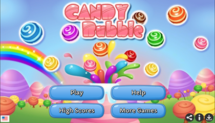 Candy Bubble Game.