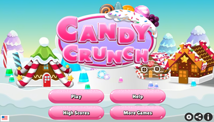 Candy Crunch Game.