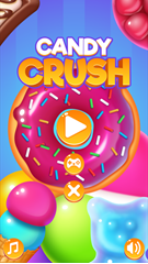 Candy Crush Game.