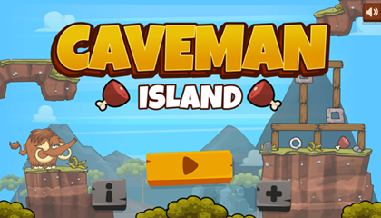 Caveman Island Game.