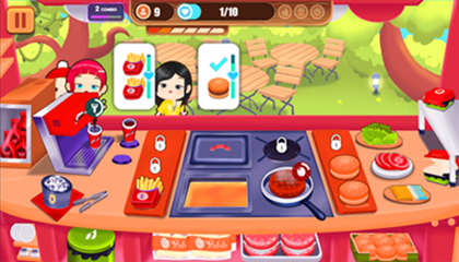 Cooking Fever Game.