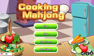 Cooking Mahjong Game.
