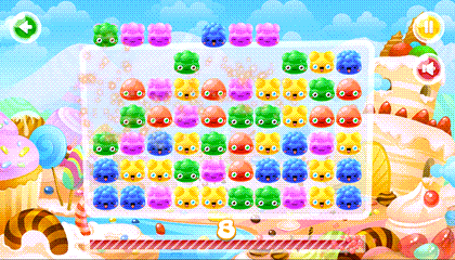 Cute Jelly Rush Game.