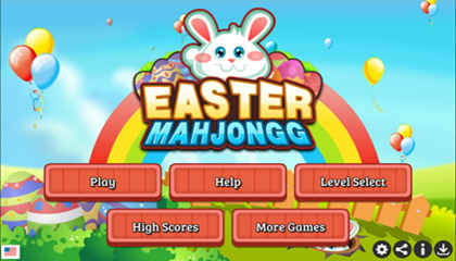 Easter Mahjongg Game.