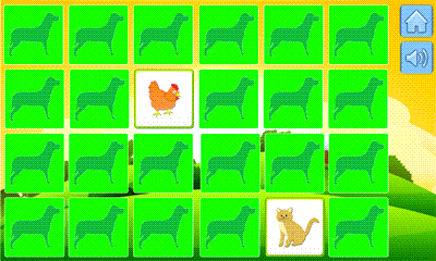 Animal Memory Game - Safe Kid Games