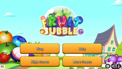 Fruit Bubble Game.