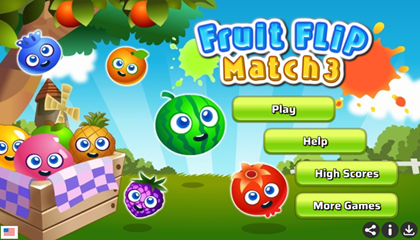 Fruit Flip Match 3 Game.