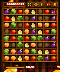 Game matching buah