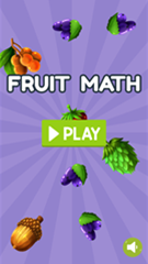 Fruit Math Game.