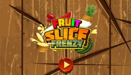 Fruit Slice Frenzy Game.