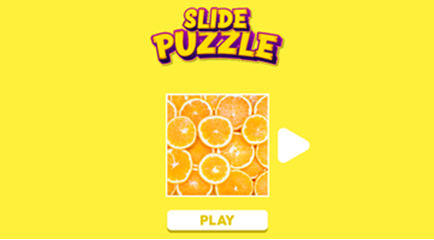 Fruit Slide Puzzle Game.