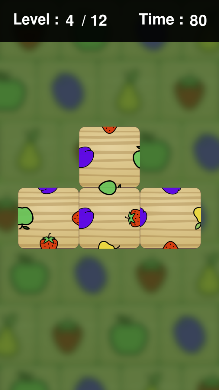 Fruit Tiles Game.