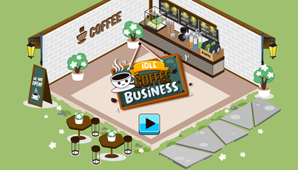 Idle Coffee Business Game.