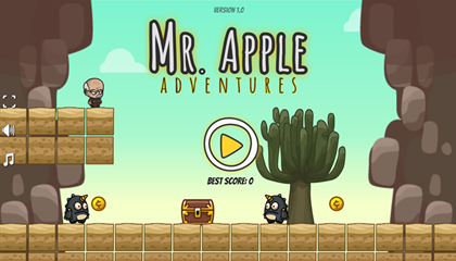 Mr Apple Adventures Game.