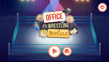 辦公室摔跤皇家遊戲。