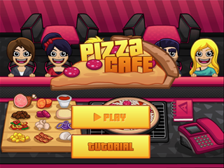披薩咖啡館遊戲。