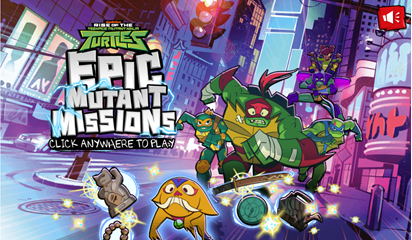 Rise of the Remaja Mutant Ninja Turtles Epic Missions Game Mutant