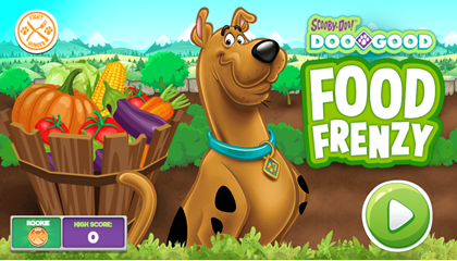 Scooby Doo Doo Good Food Frenzy Game.