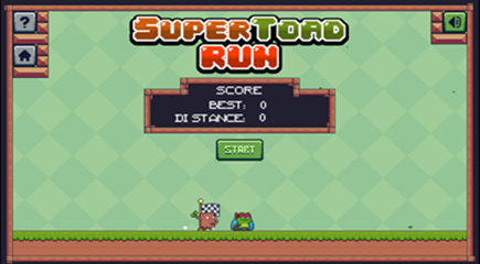 Joc de alergare Super Toad