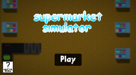 Supermarkt -Simulatorspiel