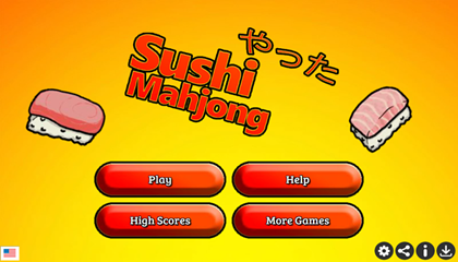 Sushi Mahjong Game.